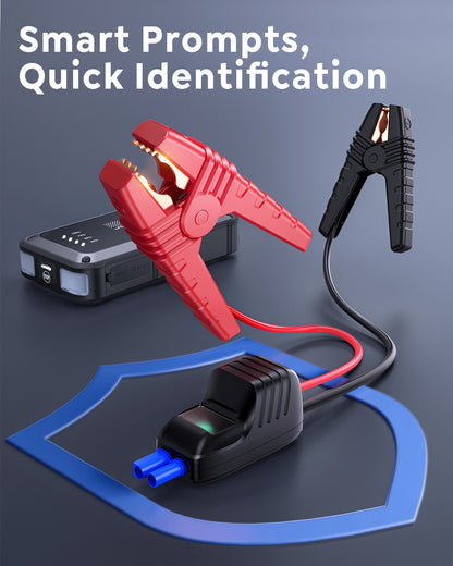 Portable Car Battery Jump Starter 3500A 16800mAh Jump Box, Car Battery Jumper Starter Portable Jumper Cables for car(8.0L Gas/6.5L Diesel), Fast Charge, Lights, Compact