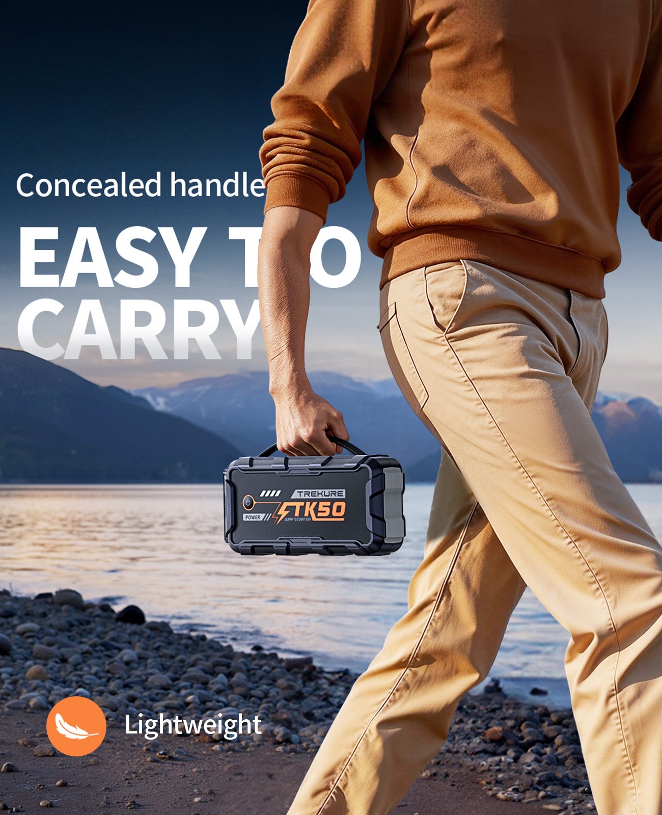 TREKURE Car Battery Jump Starter 8000A 26800mAh, Portable Car Jump