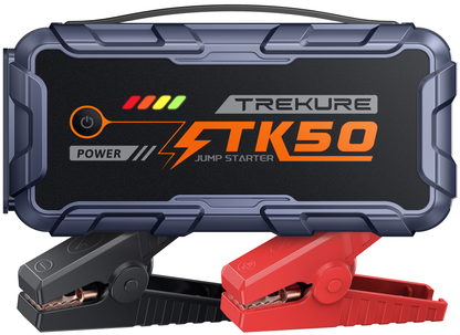 TREKURE Car Battery Jump Starter 8000A 26800mAh, Portable Car Jump Starter for All Gas and 12L Diesel Engines, Power Bank & Battery Jumper, Portable Jump Box Car Battery with Fast Charge, LED Light